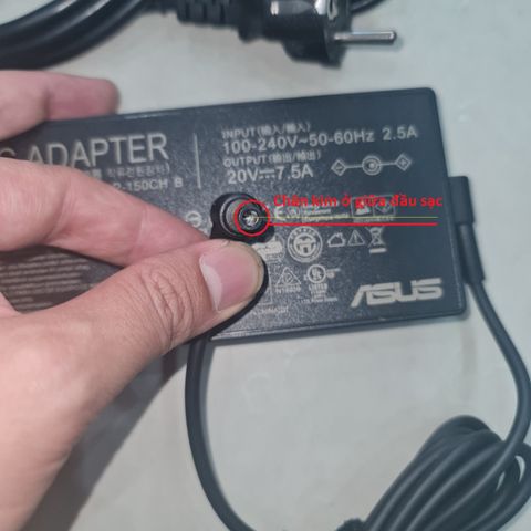 Sạc Laptop Asus ROG Strix G531GT G731GT G571 - 20V 7.5A 150W Chân Tròn Có Kim Chính Hãng, Đổi Mới 6 Tháng