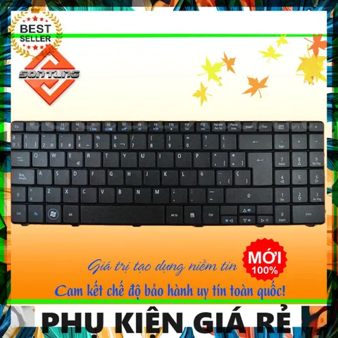 Bàn Phím ACER Gateway NV52 Chính Hãng - Phụ Kiện Giá Rẻ Cho Laptop và PC, Đảm Bảo Chất Lượng Và Đúng Đơn Hàng