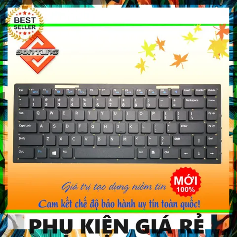 Bàn Phím Dell Vostro 5560 P34F P34H Black US - Phụ Kiện Giá Rẻ Cho Laptop Dell Chính Hãng
