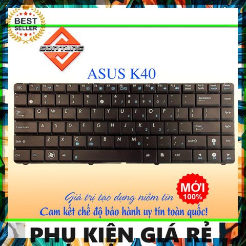 Bàn Phím Laptop ASUS K40IN K40IJ K40 X8A X8AIJ - Phụ Kiện Giá Rẻ Chính Hãng, Bảo Đảm Đúng Đơn Giao Hàng Nhanh Chóng