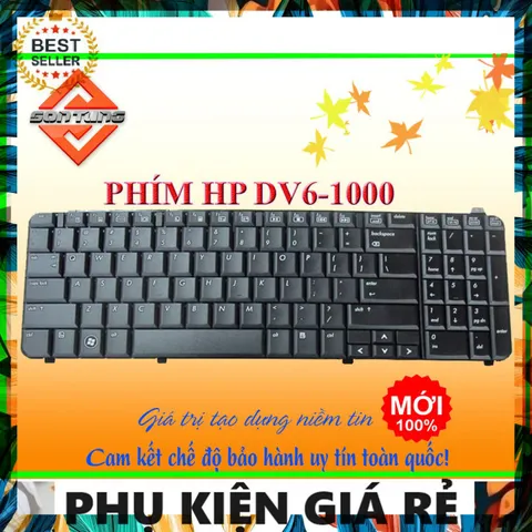 Bàn Phím HP Pavilion DV6 DV6T DV6Z DV6-1000 DV6-2000 - Phụ Kiện Laptop Đáng Tin Cậy, Giá Rẻ, Chất Lượng Cao