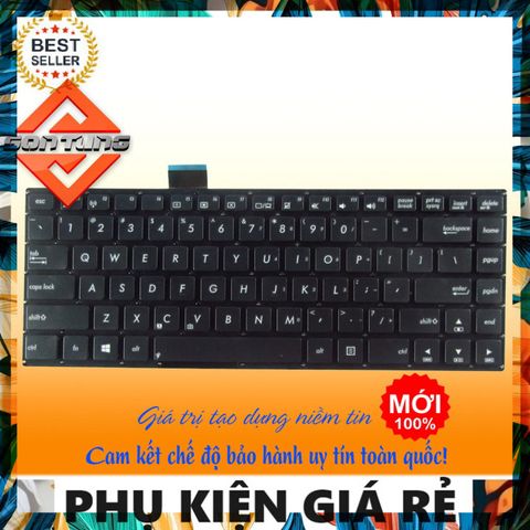 Bàn phím laptop Asus X402 S400 X402C X402CA S400C - Hàng nhập khẩu, bảo hành đổi mới, phụ kiện giá rẻ chính hãng