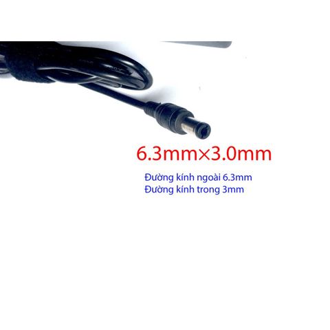 Sạc Laptop Toshiba Satellite 15V-5A Kích Thước 6.3mm x 3mm - Tặng Kèm Dây Nguồn Chất Lượng Cao