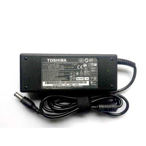Sạc Laptop Toshiba Satellite 15V-5A Kích Thước 6.3mm x 3mm - Tặng Kèm Dây Nguồn Chất Lượng Cao
