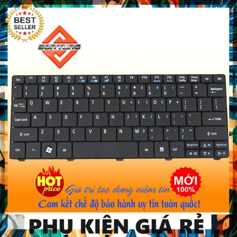 Bàn phím Laptop Acer Aspire One D255 D257 D260 D270 D532H - Phụ kiện chính hãng giá rẻ, giao hàng đúng đơn hàng
