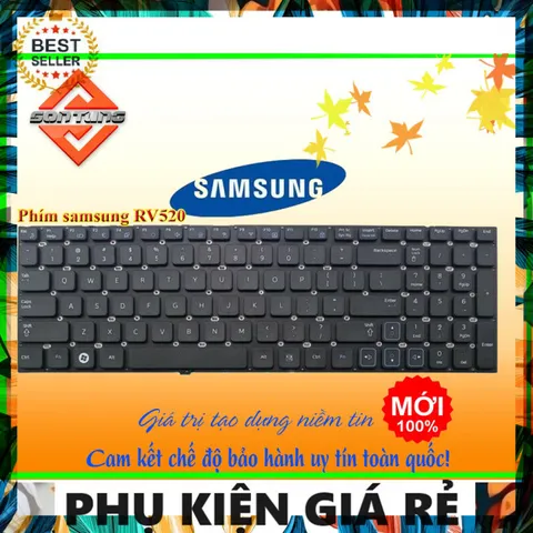 Bàn Phím Samsung RV520, NP-RV511, NP-RV515, Phụ Kiện Chính Hãng Giá Rẻ, Thay Thế Cho Laptop, Đảm Bảo Chất Lượng