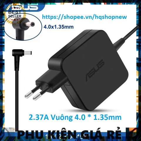 Sạc Laptop Asus 19V 3.42A - 2.37A - 1.75A với chân 4.0*1.35mm và 5.5*2.5mm - Phụ kiện chính hãng, an toàn cho thiết bị Asus