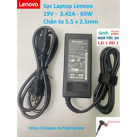 Sạc Laptop Lenovo 20V 3.25A 65W / 20V 2.25A / 19V 3.42A - Chân Vuông, Chân Nhỏ, Chân Kim To - Phụ Kiện An Toàn và Tiết Kiệm Năng Lượng
