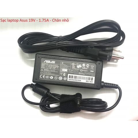Sạc laptop Asus chính hãng 19V 1.75A 33W chân nhỏ 4.0*1.35mm - Phụ kiện máy tính giá rẻ, chất lượng cao
