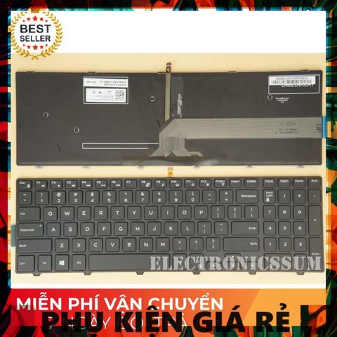 Bàn phím laptop Dell Inspiron 5559 có đèn LED - Phụ kiện giá rẻ cho laptop 15-5559, chất lượng đảm bảo