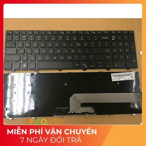 Bàn phím laptop Dell Inspiron 5559 có đèn LED - Phụ kiện giá rẻ cho laptop 15-5559, chất lượng đảm bảo