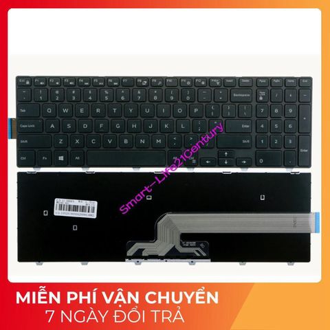 Bàn phím laptop Dell Inspiron 5559 có đèn LED - Phụ kiện giá rẻ cho laptop 15-5559, chất lượng đảm bảo