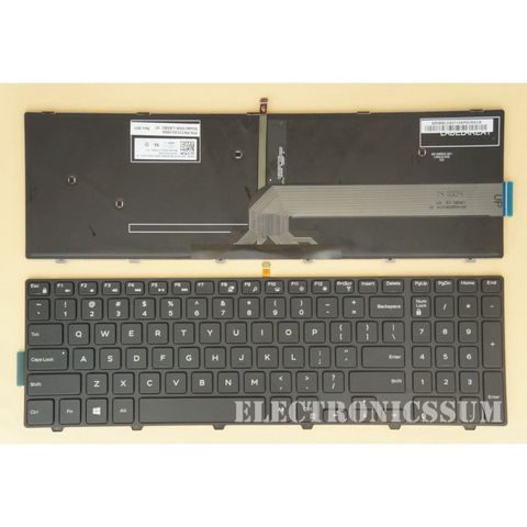 Bàn phím laptop Dell Inspiron 5559 có đèn LED - Phụ kiện giá rẻ cho laptop 15-5559, chất lượng đảm bảo
