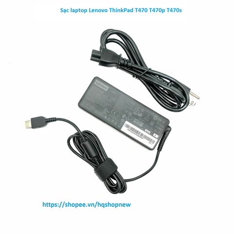 Sạc Laptop Lenovo ThinkPad T470 T470p T470s 20V - 2.25A 3.25A 45W 65W Chân Vuông USB - Phụ Kiện Chính Hãng Giá Rẻ