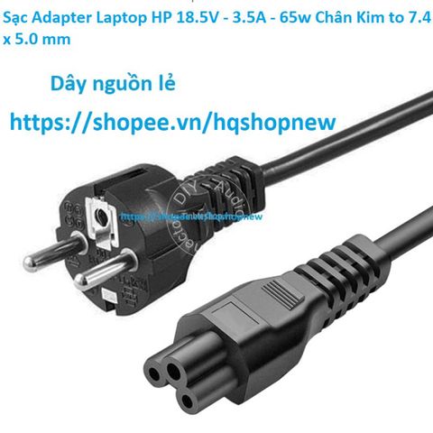 Sạc Adapter Laptop HP Chính Hãng 18.5V - 3.5A - 65W, Chân Kim 7.4 x 5.0 mm - Phụ Kiện Điện Tử Giá Rẻ, An Toàn và Tiết Kiệm Năng Lượng