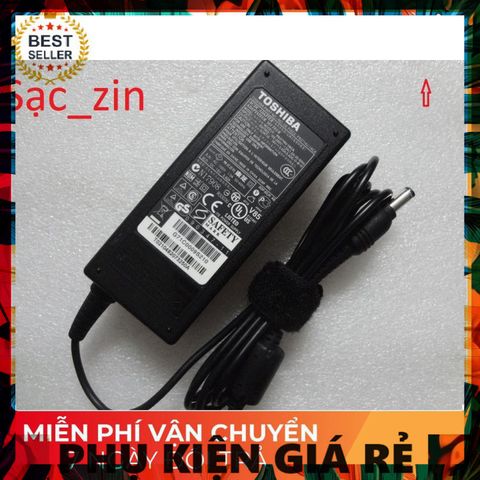 Sạc Laptop Toshiba Satellite C840 C875 L840 - 19V 3.42A 65W, Chân Cắm 5.5 * 2.5mm - Phụ Kiện Chính Hãng Giá Rẻ