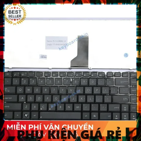 Bàn phím Asus X42 Series X42F X42J X42D X42N X42JB X42JE X42JK X42JR X42JV - Phụ kiện giá rẻ cho laptop chất lượng cao