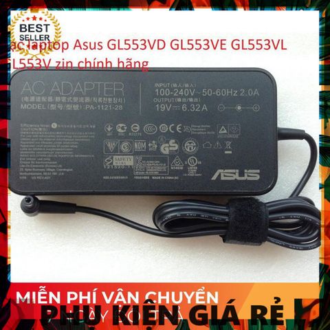 Sạc laptop chính hãng Asus GL553VD GL553VE GL553VL GL553V - Phụ kiện thiết bị số giá rẻ, bảo hành uy tín