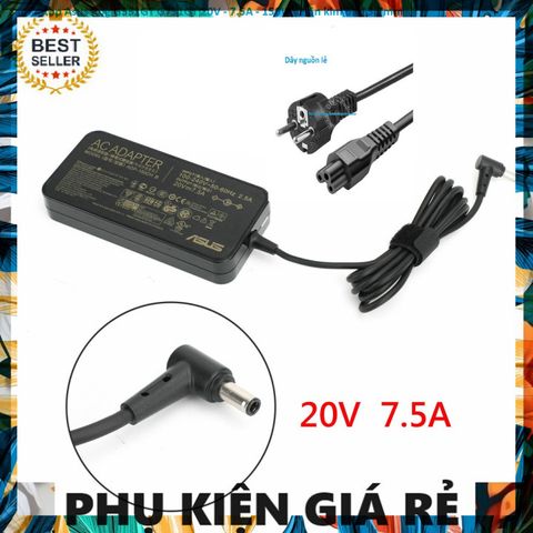 Sạc Laptop Asus Rog G531GT G731GT 150W Chân Kim 6.0*3.7mm - Sạc Zin Chính Hãng, Hiệu Suất Cao, Giá Rẻ