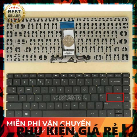 Bàn phím Laptop HP Pavilion x360 13-u108tu & 13-u107tu - Phụ Kiện Giá Rẻ Chính Hãng, Bảo Hành Tốt