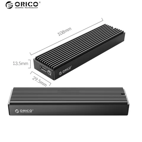 Hộp Di Động SSD M.2 SATA Orico M2PF-C3-BK - USB 3.1 Gen1 - Tương Thích Windows/Mac/Linux - Lưu Trữ 2TB