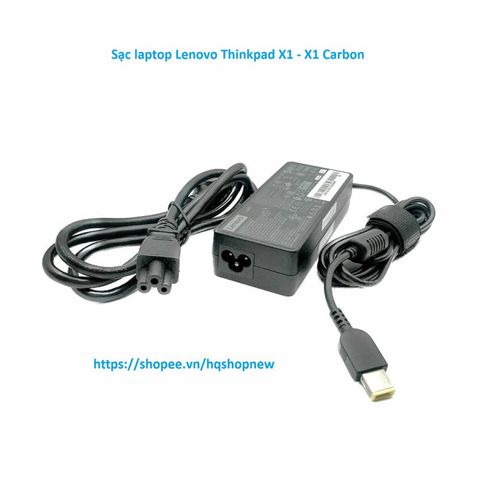 Sạc Laptop Chính Hãng Lenovo ThinkPad X1, X1 Carbon 20V 3.25A 65W Chân Vuông USB - Phụ Kiện Giá Rẻ