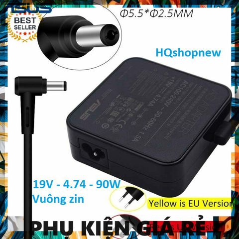Sạc Laptop Asus 19V 4.74A 90W Chân To 5.5x2.5mm - Phụ Kiện Giá Rẻ, Bảo Hành Chất Lượng Cao