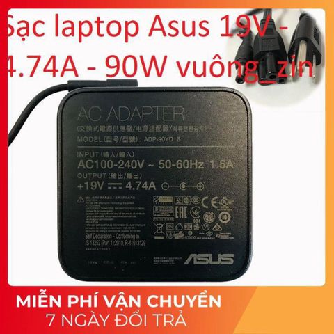 Sạc Laptop Asus 19V 4.74A 90W Chân To 5.5x2.5mm - Phụ Kiện Giá Rẻ, Bảo Hành Chất Lượng Cao