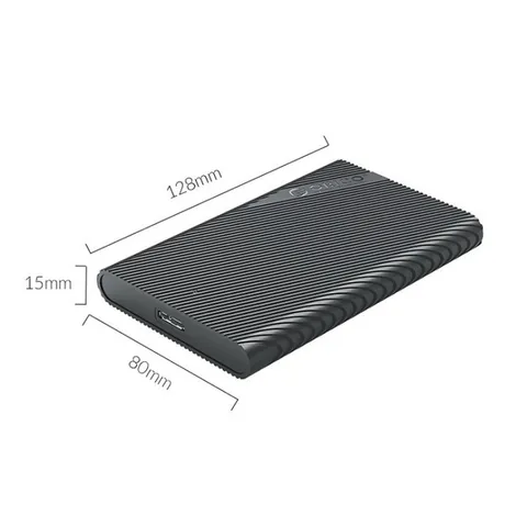 Hộp Đựng Ổ Cứng Orico 2521U3 USB 3.0 - Chuyển Đổi HDD SSD 2.5 inch Thành Ổ Cứng Di Động, Tương Thích Với Windows, Mac, Linux