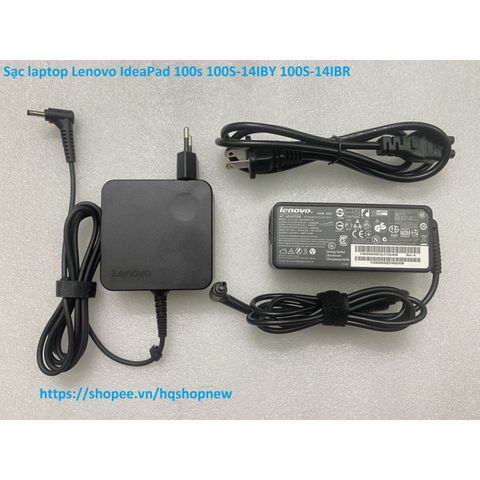 Sạc Laptop Chính Hãng Lenovo IdeaPad 100s 100S-14IBY 100S-14IBR - Đen, An Toàn, Tiết Kiệm Điện Năng, 100% Mới