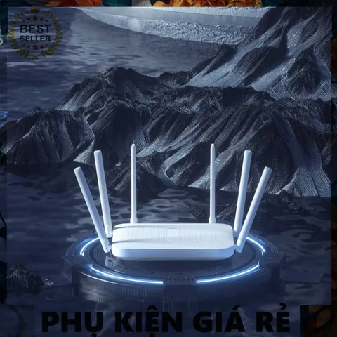 Bộ Phát Wifi Router XM Redmi AC2100 2.4GHz/5GHz 2033Mbps - 6 Anten, Hỗ Trợ Cài Đặt, Bảo Hành 12 Tháng