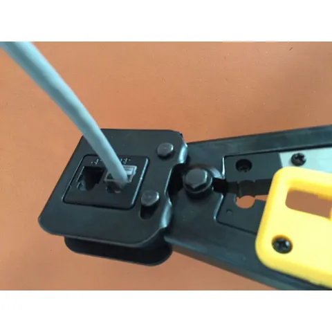 Bộ Kìm Bấm Dây Mạng Xuyên Thấu RJ11/RJ12/RJ45 và 100 Hạt Mạng Chất Lượng Cao - Phụ Kiện Giá Rẻ Cho Dự Án Mạng
