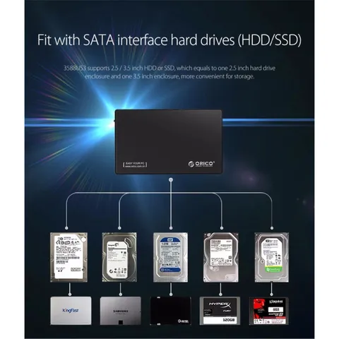 Hộp Đựng Ổ Cứng Gắn Ngoài ORICO 3588US3 - HDD Box 3.5