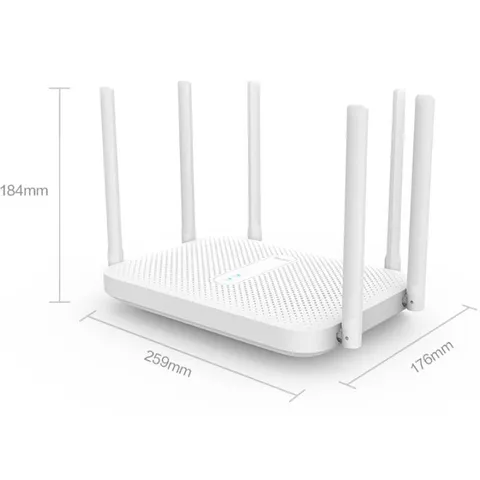 Bộ Phát Wifi Router XM Redmi AC2100 Chính Hãng - Tốc độ 2033Mbps, 6 Anten, Dual-Core CPU, 128MB RAM, Hỗ trợ 2.4GHz & 5GHz