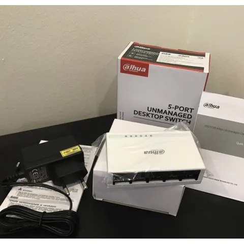 Bộ Chia Mạng 5 Cổng Dahua DSS - Switch Ethernet Nhanh Tốc Độ 100Mbps Chính Hãng, Tiết Kiệm Không Gian, Bảo Hành 24 Tháng