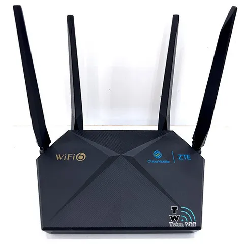 Bộ Phát Router Wifi6 ZTE E2603 AX1800 Mbps - Thiết Bị MESH 2 Băng Tần, Hỗ Trợ Kết Nối Không Dây, Chức Năng Xuyên Tường
