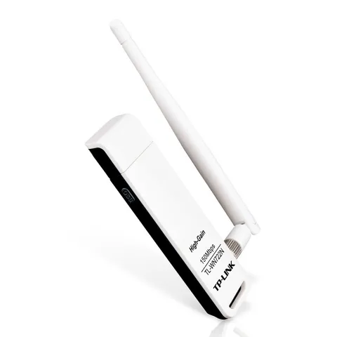 Thiết bị thu sóng Wifi TP-LINK USB TL-WN722N - Tốc độ 150Mbps, Bảo mật WPA/WPA2, Cài đặt dễ dàng, Nhỏ gọn, Chính hãng 24T