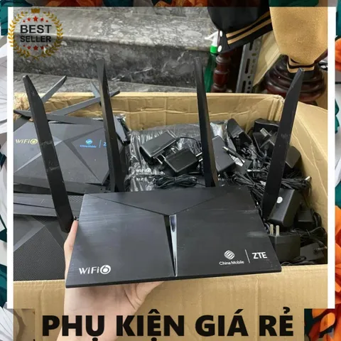 Bộ Phát Router Wifi6 ZTE E2615 AX1800 Mbps - WiFi 6 Chính Hãng, Hỗ Trợ MESH Không Dây, Cài Đặt Dễ Dàng