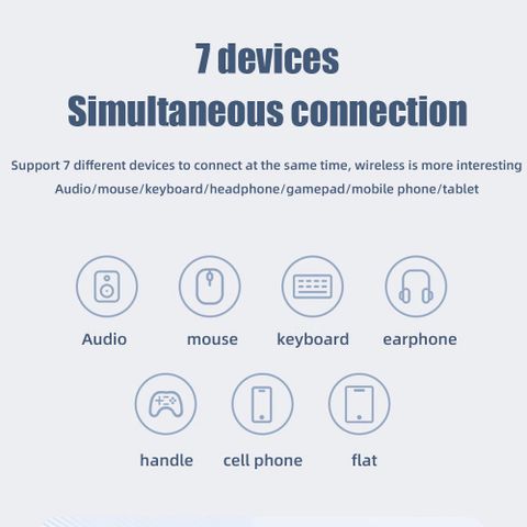 USB Bluetooth Dongle 5.0 - Bộ thu phát Bluetooth cho Máy Tính Bàn và Laptop - Kết Nối Không Dây Ổn Định, Bảo Hành 3 Tháng