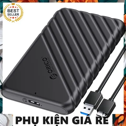 Hộp Đựng Ổ Cứng Orico 25PW1-U3 2.5 inch USB 3.0 - Tốc Độ 5Gbps, Hỗ Trợ Lên Tới 6TB, Thiết Kế Chống Trượt, Dễ Dàng Sử Dụng