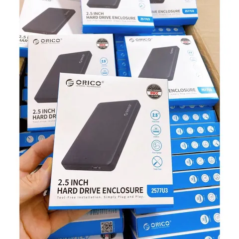 HDD Box ORICO 2.5 inch 2577U3 USB 3.0 - Chuyển đổi HDD/SSD thành ổ cứng di động, Chính hãng, Bảo hành 12 tháng