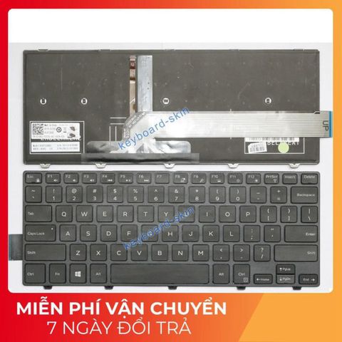Bàn phím Laptop Dell Inspiron 14-5457 có đèn LED - Phụ kiện chính hãng P49G003, P49G, linh kiện chất lượng cao