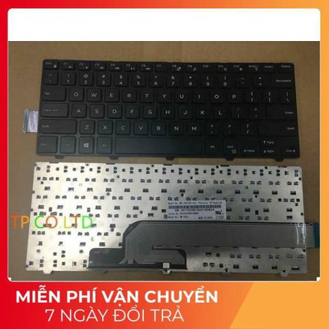 Bàn phím Laptop Dell Inspiron 14-5457 có đèn LED - Phụ kiện chính hãng P49G003, P49G, linh kiện chất lượng cao