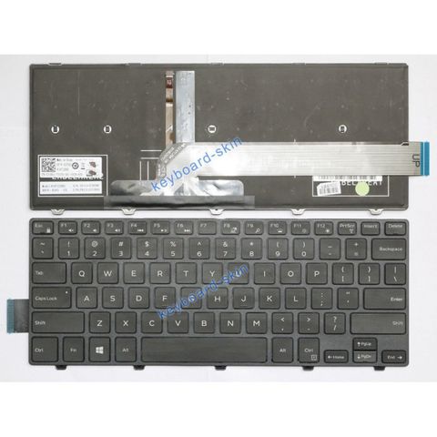 Bàn phím Laptop Dell Inspiron 14-5457 có đèn LED - Phụ kiện chính hãng P49G003, P49G, linh kiện chất lượng cao