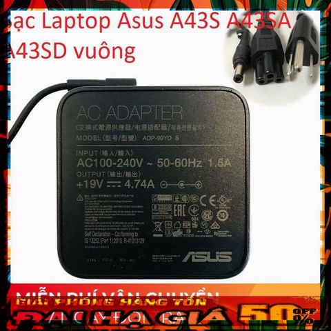 Sạc Laptop Chính Hãng Asus A43S A43SA A43SD - Phụ Kiện Thiết Bị Số Chất Lượng Cao, Giao Hàng Đúng Hẹn