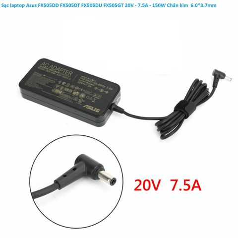 Sạc Laptop Asus FX505DD FX505DT FX505DU FX505GT 20V 7.5A 150W Chân Kim 6.0*3.7mm - Phụ Kiện Chính Hãng Giá Rẻ