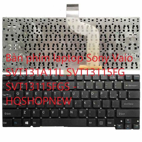 Bàn phím Laptop Sony Vaio SVT131A11L SVT13115FG SVT13115FGS - Phụ Kiện Chính Hãng Giá Rẻ cho Máy Tính Xách Tay