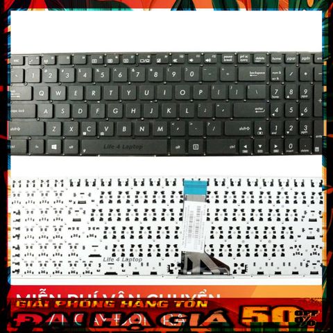 Bàn phím Laptop Asus X551 X551C X551CA X551MA - Phụ kiện chính hãng, Bảo hành dài hạn, Giao hàng nhanh chóng