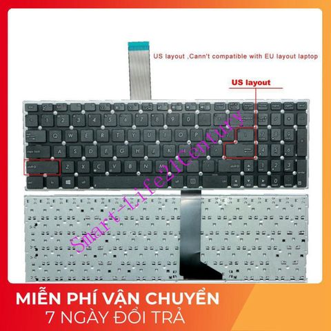 Bàn phím laptop Asus K550LA K550LC K550LB K550LAV K550L - Phụ kiện thiết bị số chính hãng, giá rẻ, chất lượng cao
