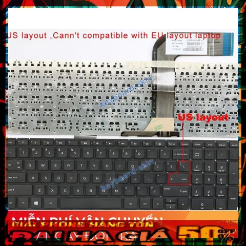 Bàn Phím Laptop HP 15-p086TX, 15-p046tu, 15-p041TU - Phụ Kiện Thiết Bị Số Chính Hãng Giá Rẻ